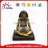 Wholesale Custom Hot Sale Resin Egypt Pharaoh Jewelry Box Souvenir for Sale thumbnail-5