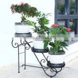 Metal Iron Hanging Plant Flower Pot Stand thumbnail-1