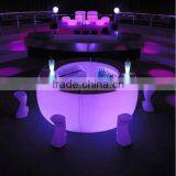Outdor Party Used Waterproof LED Illuminated Bar Furniture Set Counter