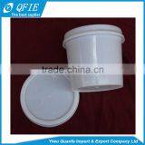 Wholesale 1 Litre Empty Transparent and White Plastic Buckets With Lip thumbnail-1