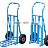 Double Pneumatic Wheels Steel Hand Trolley 250kg thumbnail-1