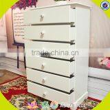 2017 New Design Bedroom Wood Cabinets High Quality White Wood Cabinets Top Fashion 6 Drawers Wood Cabinets W08H065 thumbnail-4
