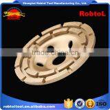 100mm Double Row Diamond Grinding Wheel 4" Abrasive Polishing Disc Concrete Granite Marble Double Cup Wheel thumbnail-5