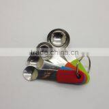 Stainless Steel Measuring Spoon Set Covered Silicone Handle thumbnail-4