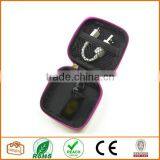 Square Shaped Carrying Hard Case Storage Bag for MP3/MP4 Bluetooth Earphone Earbuds With Mesh Pocket, Zipper Enclosure thumbnail-3