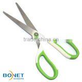 SST0042 LFGB Certificated 7" Easy Cutting Action Green Soft Grip Student Scissor thumbnail-2