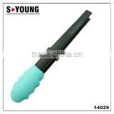 14029 New Style Kitchen and Barbecue Grill Tongs Silicone Plastic Handle Food Tong thumbnail-2