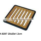 Wholesale Customized 100% Bamboo Place Mat With Rubber thumbnail-1