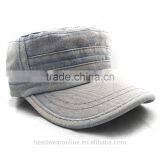 Customize Blank Washed Denim Military Caps Dongguan Factory thumbnail-6