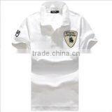Men's Polo Shirt for Promotion,customed Cotton Fashionable New Design Polo Shirts for Men,white Polo Shirts, Embroidered thumbnail-1
