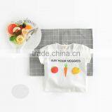 2017 Bulk Sale Toddler Boutique Short Sleeve Tee Shirts With Fruit Print thumbnail-2