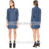 Hot Sale Ladies Classic Button up Casual Dance Shirt Cheap Price thumbnail-5