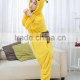 Flannel Cartoon Adult Animal Jumpsuit Animal Pajamas Jumpsuit Pikachu Design thumbnail-4