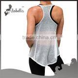 Wholesale Singlet Loose Tank Tops for Fitness Wear thumbnail-2