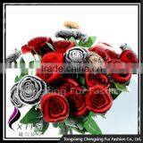 CX-A-69A Lastest Design Hot Popular Rex Rabbit Fur Walmart Wedding Flower thumbnail-4