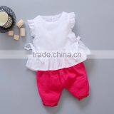 New Style Fahional Breathable Wholesale Boutique Children Clothing Lovely Infant&toddlers Clothing Set thumbnail-1