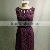 Ladies Dresses New Fashion 2015 With Cutwork thumbnail-1