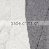 Grey Sweatshirt With Grindle Effect For Man Mock Collar Full Concealed Zip Closure Sweater Brushed Fleece Lining thumbnail-6