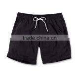 Black And White Nylon Elastic Waist Board Shorts Customize Chain Link Screen Print Graphics Swim Shorts 100% Nylon Zipper thumbnail-4