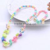 Zm35068a Latest Design Beads Necklace Fancy Colorful Children Necklace Sets thumbnail-5