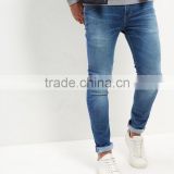 soft cotton blend jeans blue washed hyperflex skinny jeans