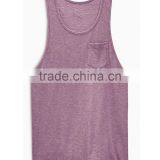 150 Grams Fabric Weight and Blank Design Cheap Wholesale Boys Tank Top thumbnail-3