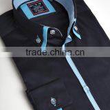 New Products Mens Wedding Business Wear Slim Fit Black Dress Shirts thumbnail-2