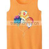 100% COTTON GIRLS TANK TOP WITH CUSTOM EMBROIDERY
