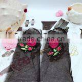 WS-2 Hot Fashion New Style Women Ultrathin Sheer Embroider Rose Flowers Fishnet Socks Breathable Mesh Summer Hosiery thumbnail-6