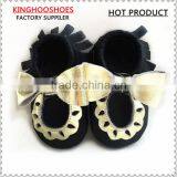 Genuine Leather Baby Shoes Printed Moccasins Soft Leather Baby Moccasins thumbnail-1
