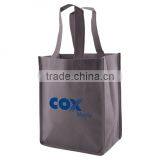 Standard Non-Woven Tote Bag - Features Stitched Seams, Side and Bottom Gussets, 14" Reinforced Handles and Comes With Your Logo. thumbnail-3