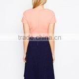 Maternity Bonded Skater Dress With Textured Full Skirt China Supplier thumbnail-3