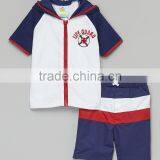 2016 New Boys Swimwear With Navy Lifeguard Cover-Up And Boardshorts Boys Beachwear Boys Wear B-NP-TR905-400 thumbnail-1