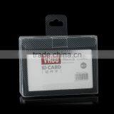 Wholesale Black Horizontal Polyurethane Cheap Credit Card Holder thumbnail-1