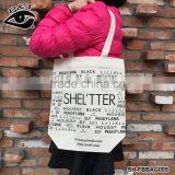 2017 Canvas Letter Design Monogram Fashion Printing Tote Bag for Shopping thumbnail-2