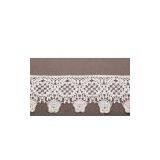 OEM White Lace Cotton Crochet Clothing Trimmings for Women Knitted Sweaters thumbnail-1