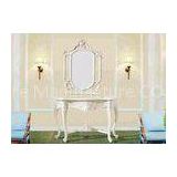 Villa Bedroom Furniture Antique Indian Resin Console Table With Wall Mirror
