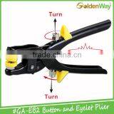 2 in 1 High Quality 65% Energy Saving Shoes Eyelet & Button Punch Plier Tool thumbnail-1