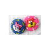 Pet Vinyl Squeaker Frisbee 4.5