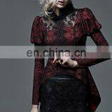 Transparent Embroidered Laces Mini Skirt Q-258 Punk Rave thumbnail-4