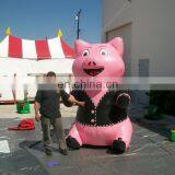 2016 Hot-Selling Giant Inflatable Pink Pig for Decoration/advertisment thumbnail-1