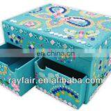 3D Mosaic Jewelry Box /mosaic Box/gemstone Art Box/Sparkle Box