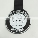 Black Nickel Plating Medal With Custom Wording Logo and Custom Medal Ribbon for Sport Events thumbnail-4