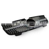 Передний решетка радиатора серебряного цвета с ромбиками, подходящий для Mercedes Benz X164 GL-Class 2006 - 2012 годов, из ABS thumbnail-4