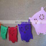 Multicolor Various Shapes Felt Bunting Garlands for Baby Room Art Nursery Decoration thumbnail-7