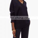 DiZNEW Oem 100% Pure Cashmere Sweater Custom Hand Knitted Intarsia Women Cashmere Sweaters thumbnail-3