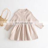 Рубашка из вязаной ткани RTS для маленьких девочек, повседневная рубашка, зимняя рубашка thumbnail-1