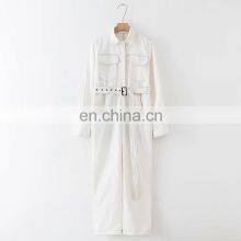 High Quality Denim Bib Overalls Overall Bibs For Sale Women Overalls Uniform Pants thumbnail-2