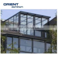 new coming modern style economic sun room poly carbonate aluminum alloy frame greenhouse