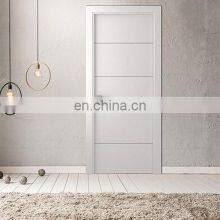 Solid Core Best Walnut Aluminium Luxury Door Home Office Bedroom Paint Interior Simple Solid Wood Door Design thumbnail-5